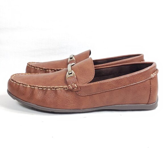 Simply Styled Loafers Men's Size 11 Brown Leather - Picture 4 of 7